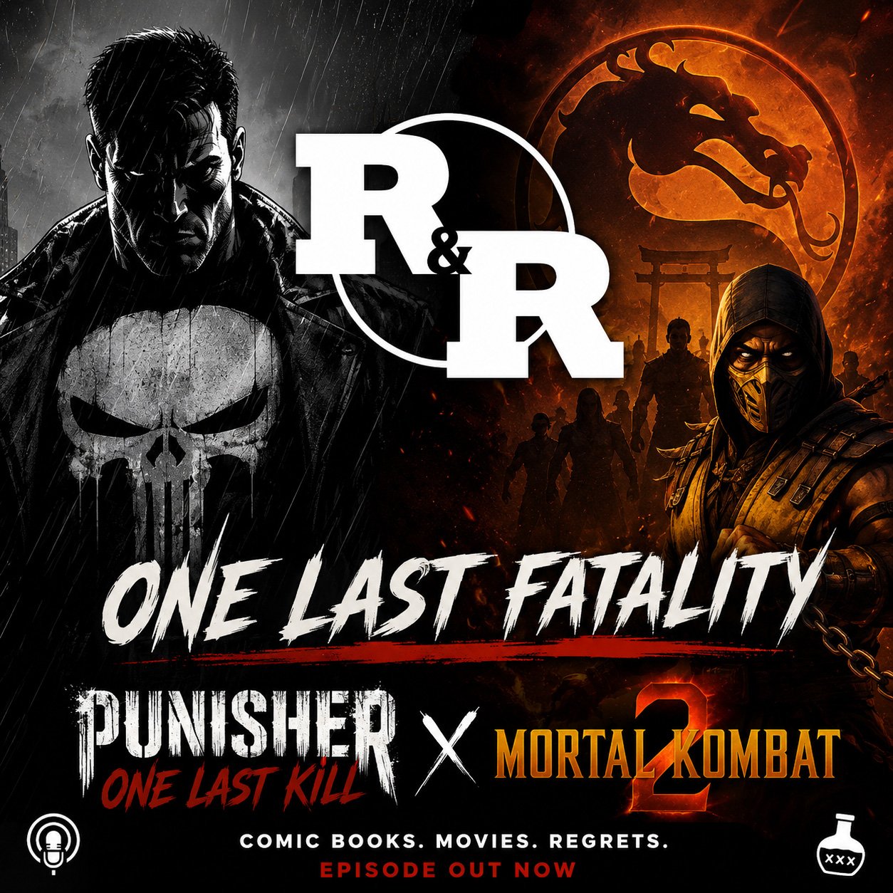 R&R 161: One Last Fatality: Punisher’s Final Mission & Mortal Kombat 2 episode artwork