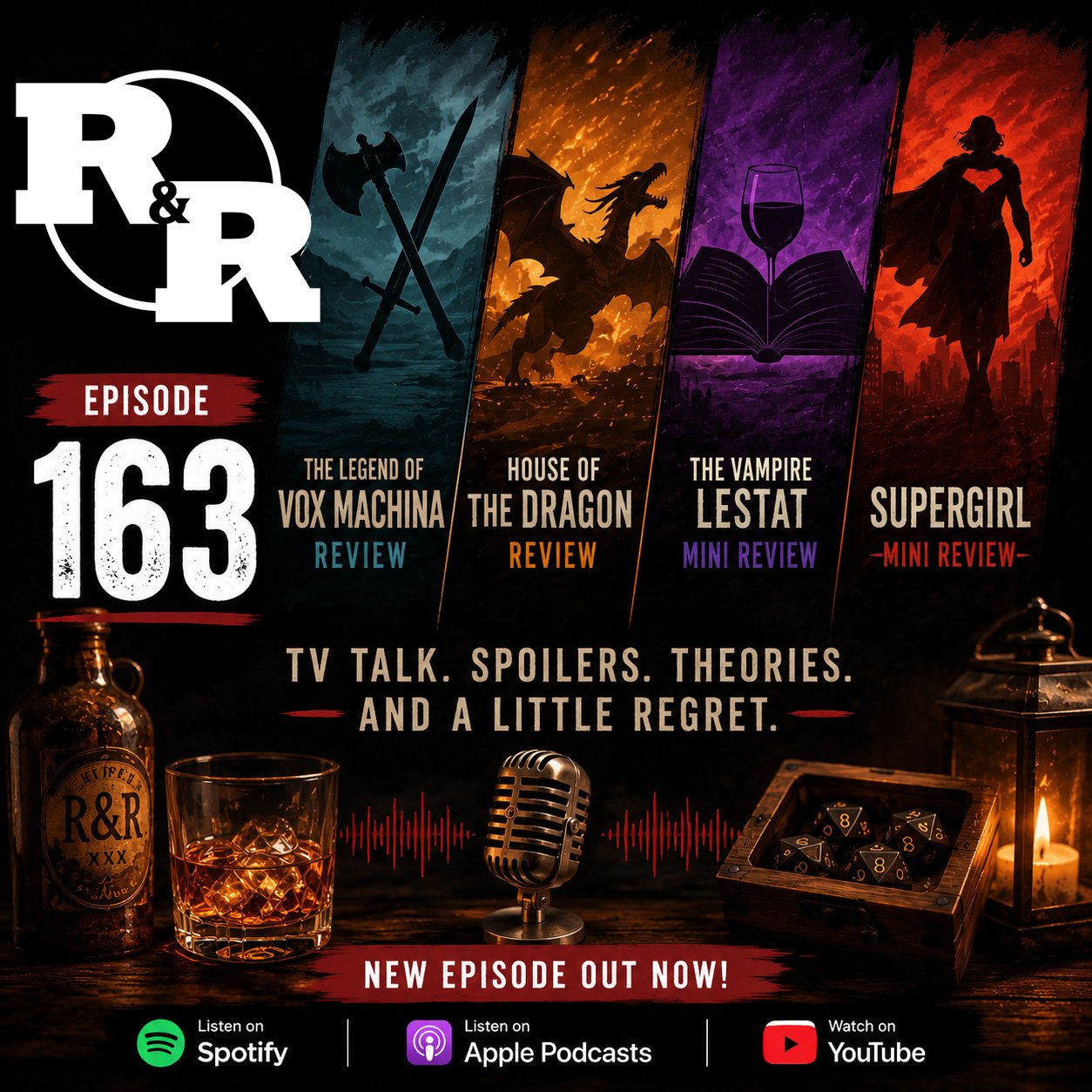 R&R 163: Dragons, Legends & Last Daughters episode artwork